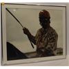 Image 1 : MUDDY JOCKEY ALUMINUM FRAMED PHOTOGRAPH