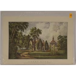 SEALED PRINT "SUNNYSIDE" THE RESIDENCE OF THE LATE