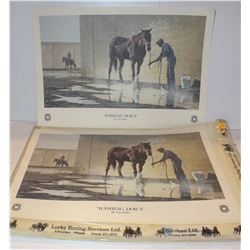 LOT OF 5 WASHING DOWN BY LEN GIBBS