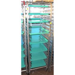 20 SLOT COMMERCIAL BAKERS RACK WITH 8 CAMBRO