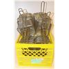 Image 1 : CRATE OF 17 COUNTER TOP CHROME WIRE BASKETS