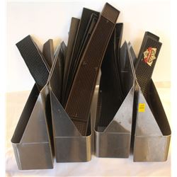 4 STAINLESS STEEL MOUNTABLE CADDIES