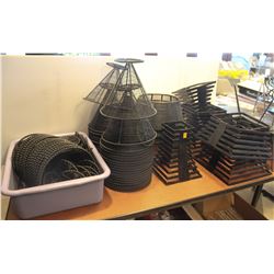 APPETIZER CONE STANDS AND RAISED PLATTER STANDS