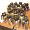 Image 1 : LARGE LOT OF 18  STAINLESS STEEL COFFEE CARAFES