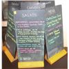 Image 1 : LOT OF 6 DISPLAY MENU CHALK BOARDS