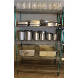 5 TIER COMMERCIAL WIRE STORAGE RACK