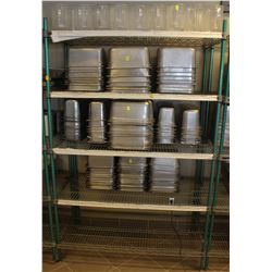 5 TIER COMMERCIAL WIRE STORAGE RACK