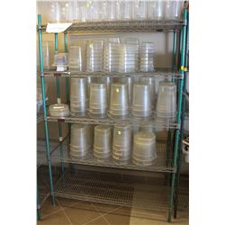 5 TIER COMMERCIAL WIRE STORAGE RACK