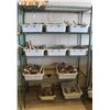 Image 1 : 5 TIER COMMERCIAL GREEN-WIRE STORAGE RACK