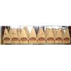Image 1 : SHELF ONE INCLUDES 14 HEINZ WOODEN CONDIMENT