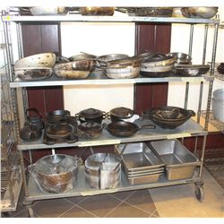 4 TIER COMMERCIAL STEEL METRO STORAGE SHELF