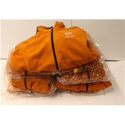 LOT OF 8 S: X-SMALL ORANGE ROOTS SWEATERS W/