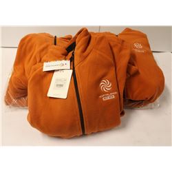 LOT OF 5 S:MEDIUM ORANGE ROOTS SWEATER W/