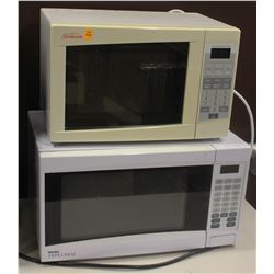 LOT OF 2 MICROWAVES -SUNBEAM & DANBY