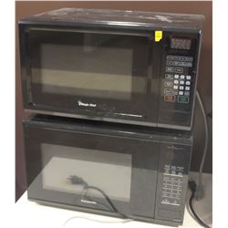 LOT OF 2 MICROWAVES -MAGIC CHEF/PANASONIC