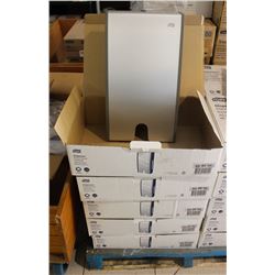 5 BOXES WITH ALUMINUM FINISH TORK HAND TOWEL