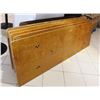 Image 1 : 5 WOODEN FOLDING TABLES 96"X30"X29.5" SOLD WITH