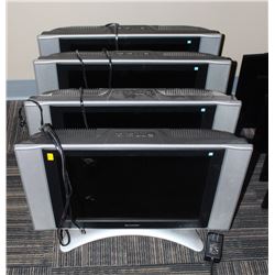 LOT OF 4 20" SHARP LIQUID CRYSTAL TV LC-20SH6U