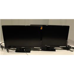 LOT OF 2 SAMSUNG MONITOR 19" UN19F4000