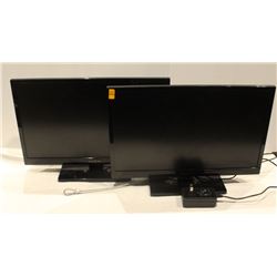 LOT OF 2 INSIGNIA 19" LED MONITOR NS-19E310NA15