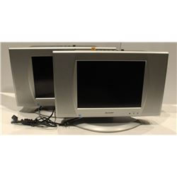 LOT OF 2 SHARP 13" LIQUID CRYSTAL TV LC-13SH4U