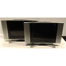 LOT OF 2 SHARP 13" LIQUID CRYSTAL TV LC-13SH6U