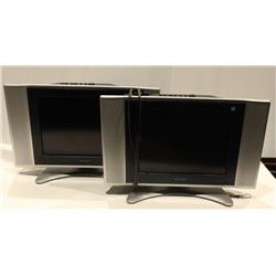 LOT OF 2 SHARP 13" LIQUID CRYSTAL TV LC-13SH6U