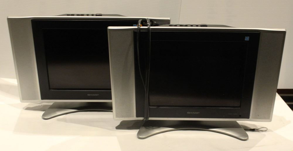 LOT OF 2 SHARP 13" LIQUID CRYSTAL TV LC13SH6U Kastner Auctions