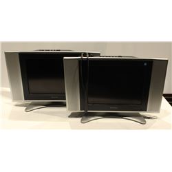 LOT OF 2 SHARP 13" LIQUID CRYSTAL TV LC-13SH6U