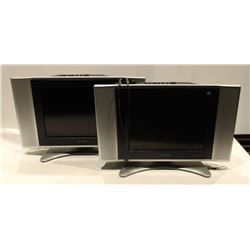 LOT OF 2 SHARP 13" LIQUID CRYSTAL TV LC-13SH6U