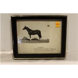 FRAMED HISTORICAL PRINT "JACK WHITTIER"