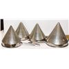 Image 1 : LOT OF 4 CONE SHAPE STRAINERS