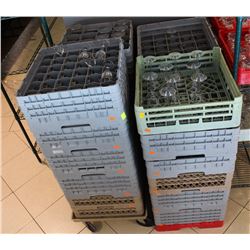 4 STACKS WITH CONTENTS WITH ONE DOLLY :