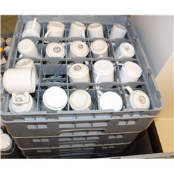 10 TRAYS WITH CONTENTS ON DOLLY: ASSORTED COFFEE