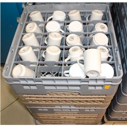 5 TRAYS WITH CONTENTS ON DOLLY: ASSORTED COFFEE