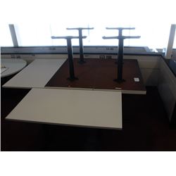 LOT OF 6 RECTANGULAR TABLES 54"X30"X29"