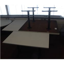 LOT OF 6 RECTANGULAR TABLES 54"X30"X29"