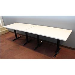 LOT OF 2 RECTANGULAR TABLES 54"X30"X29"