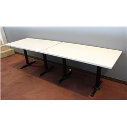 LOT OF 2 RECTANGULAR TABLES 54"X30"X29"
