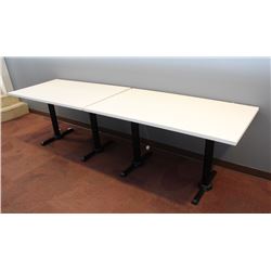 LOT OF 2 RECTANGULAR TABLES 54"X30"X29"