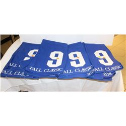 GROUP OF 4 NUMBERED HORSE BLANKET: #9