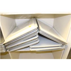 11 FULL SIZE ALUMINUM BAKING SHEETS WITH LIDS