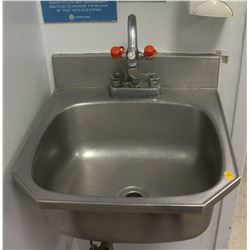 PERSONAL HAND WASH SINK-WALL MOUNTED