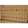 Image 1 : BEIGE BANK OF 24 HALF SIZE  LOCKERS