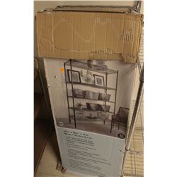 NEW-IN-BOX COMMERCIAL CHROME-WIRE STORAGE RACK