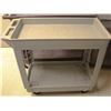 Image 1 : RUBBERMAID 2-TIER SERVICE CART ON CASTORS-LIGHT