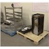 Image 1 : 2 PALLETS OF COMMERCIAL RESTAURANT EQUIPMENT-PARTS