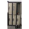 Image 1 : GROUP OF 6 HALF-SIZE LOCKERS