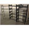 Image 1 : 3 COMMERCIAL SODA FOUNTAIN CANNISTER STORAGE RACKS