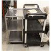 Image 1 : TWO 3-TIER COMMERCIAL SERVICE CARTS